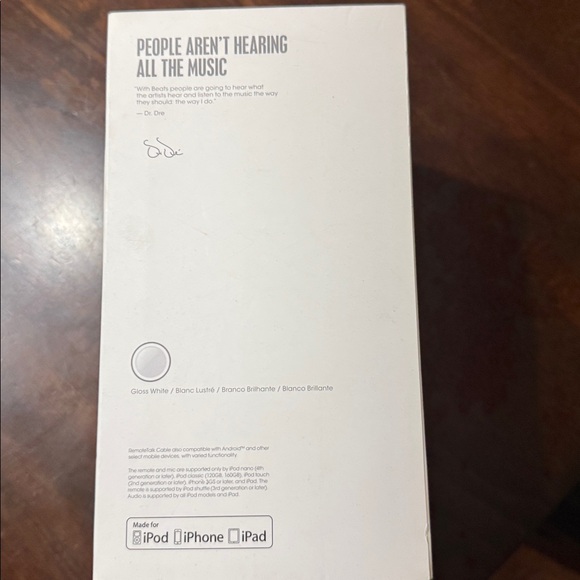Beats by Dre White Headphones